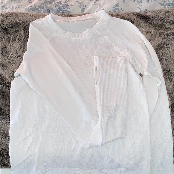 lululemon athletica Tops - White lulu lemon long sleeve